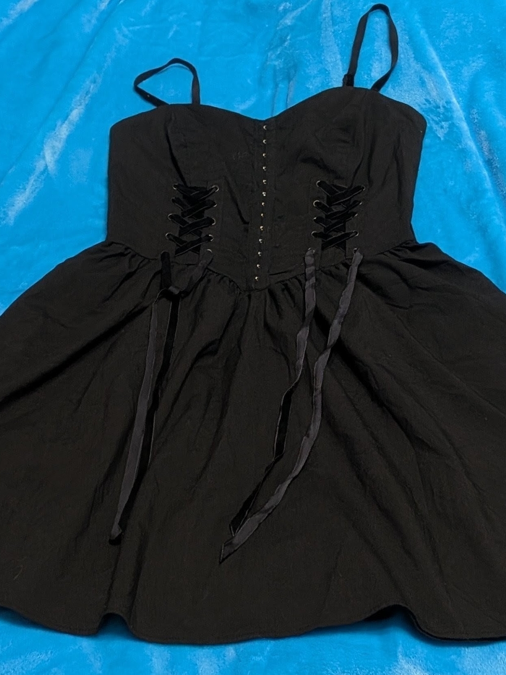 🖤 Black Corset-Style Dress 🖤